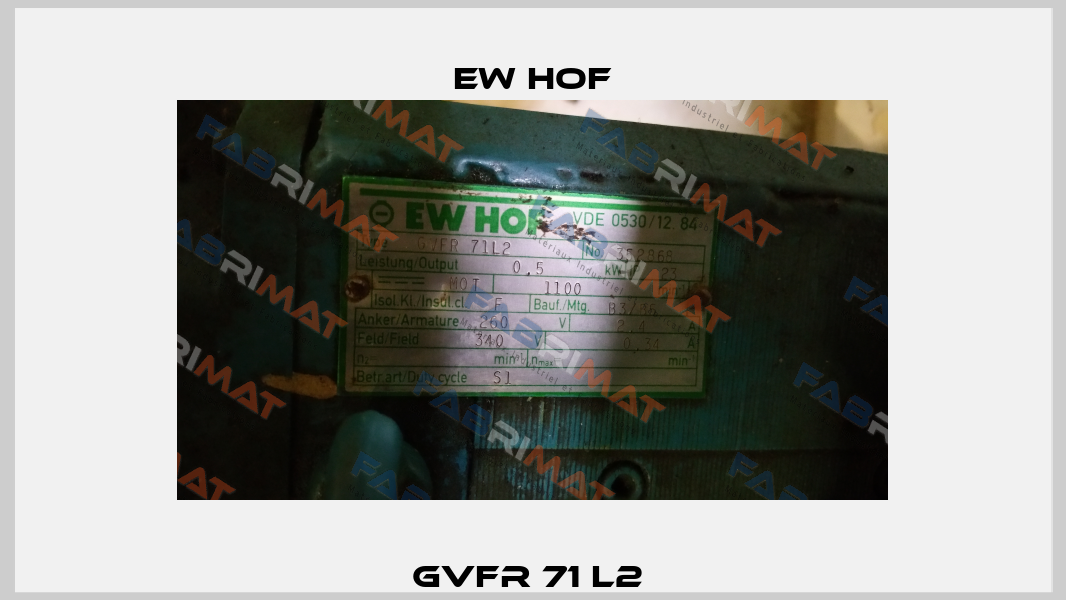 GVFR 71 L2  Ew Hof