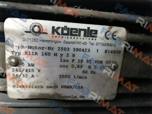K11R 160 MY2H  oem  Küenle