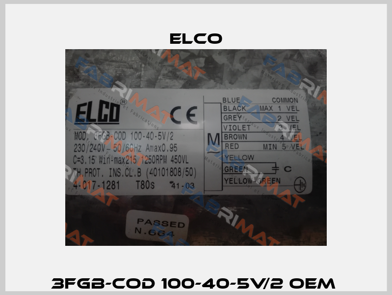 3FGB-COD 100-40-5V/2 OEM  Elco