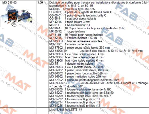 MO-510-03 Catu