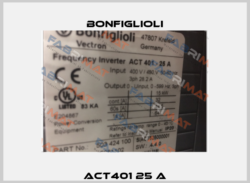 ACT401 25 A Bonfiglioli