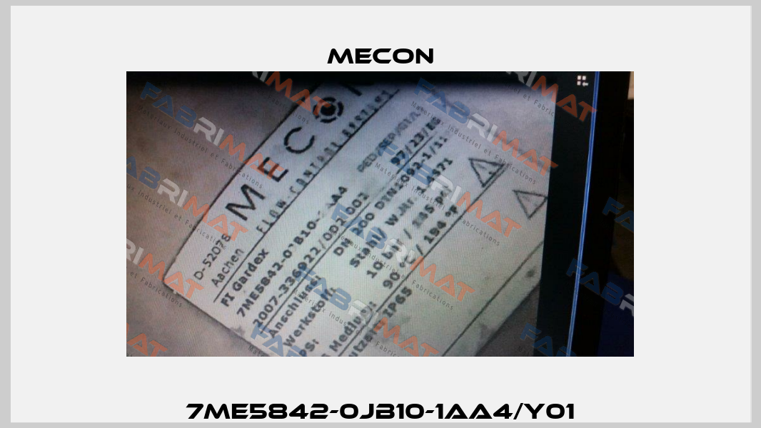 7ME5842-0JB10-1AA4/Y01 Mecon