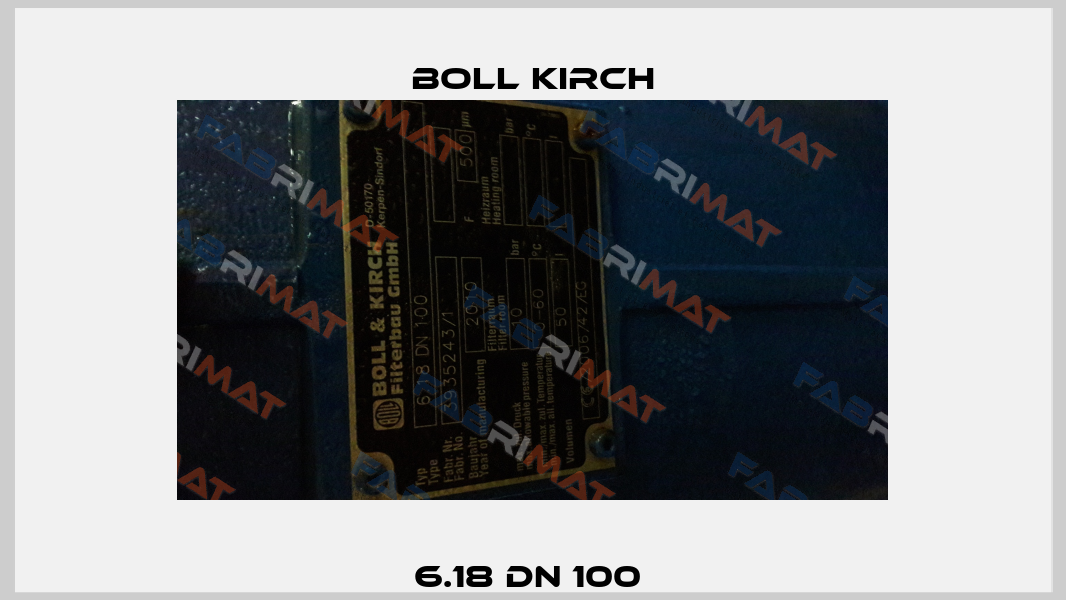 6.18 DN 100  Boll Kirch