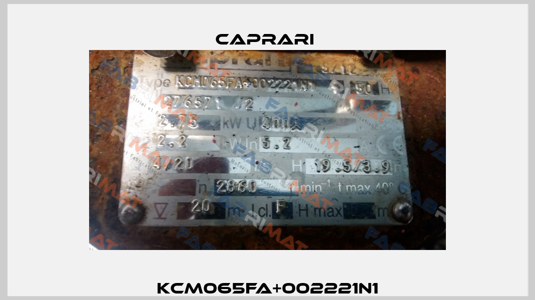 KCM065FA+002221N1 CAPRARI 