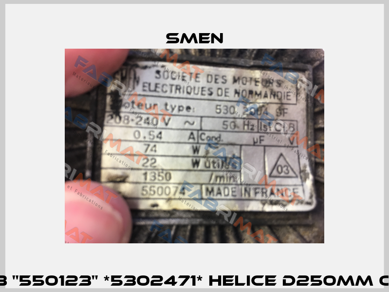 530 2004 SF obsolete, replaced by 30KFB4004 8668733 "550123" *5302471* HELICE D250MM or 30KFB4004 8668734 "550123" *5302471* HELICE D300MM  Smen
