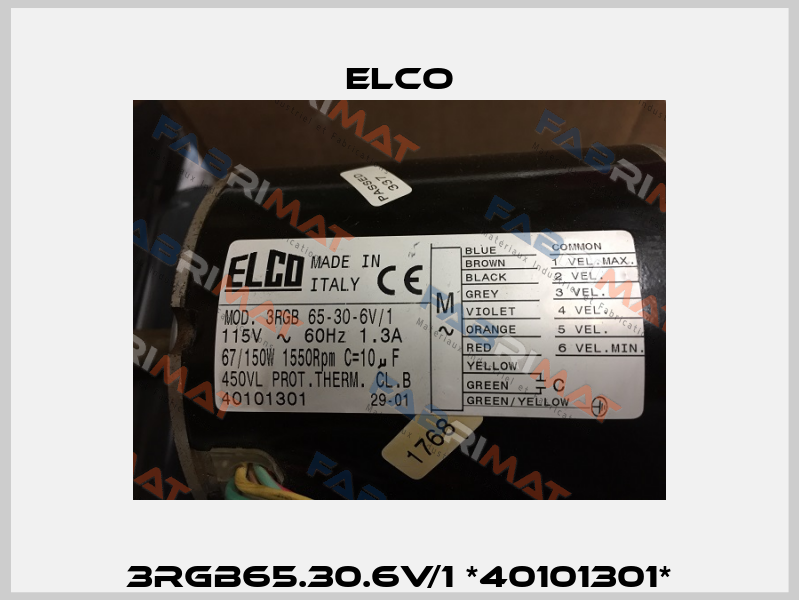 3RGB65.30.6V/1 *40101301* Elco