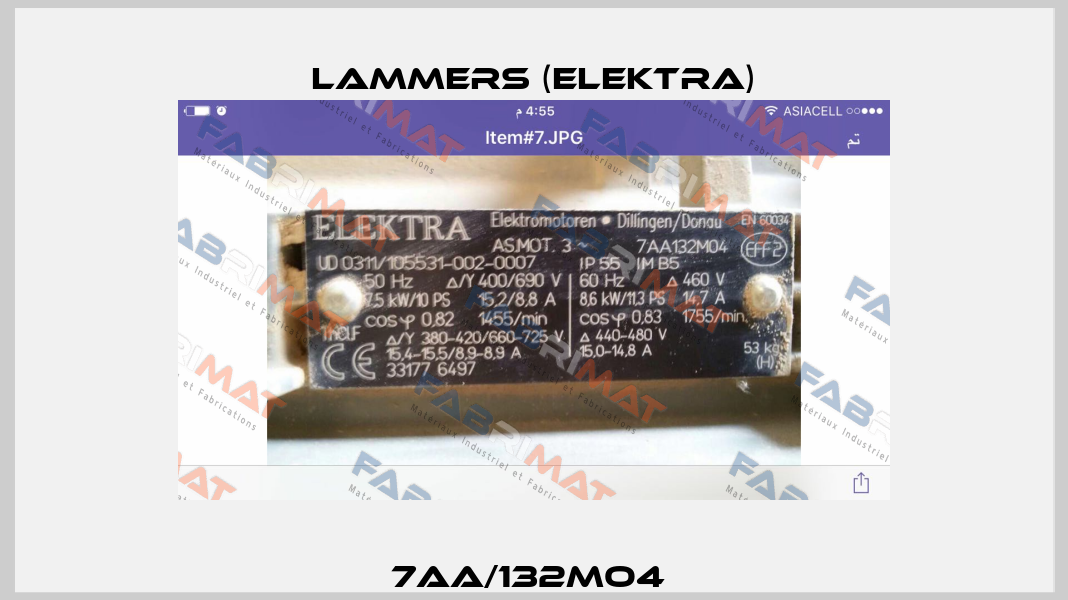 7AA/132Mo4  Lammers (Elektra)
