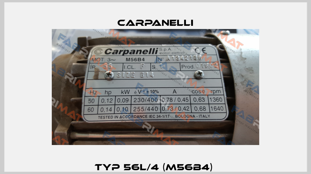Typ 56L/4 (M56B4)  Carpanelli
