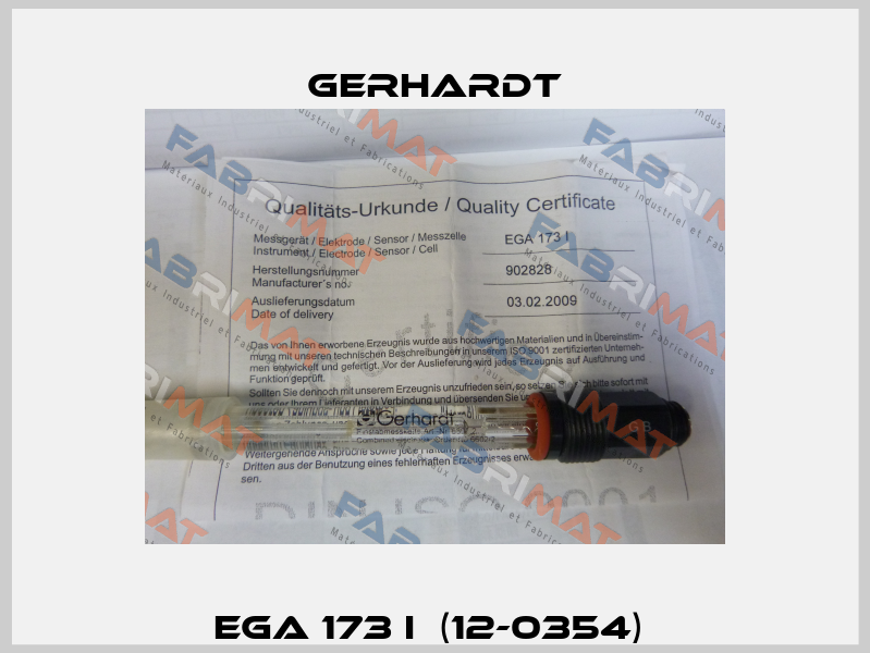 EGA 173 I  (12-0354)  Gerhardt