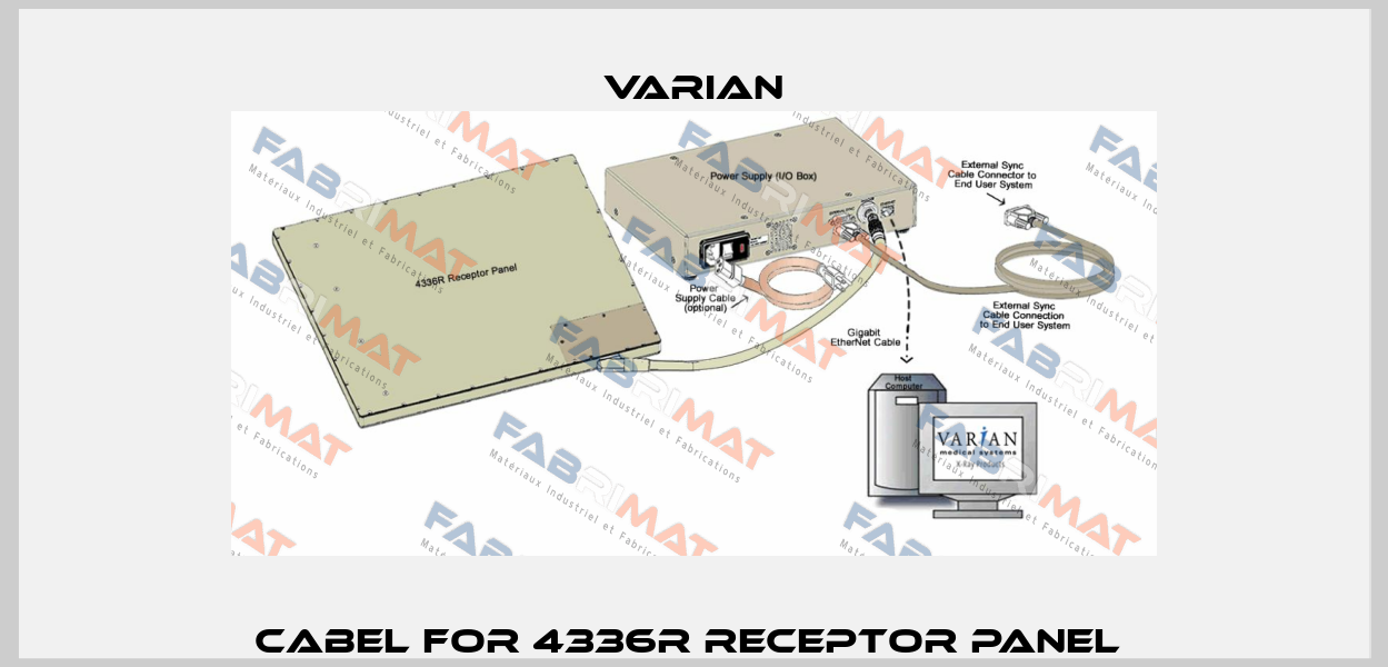 Cabel for 4336R Receptor Panel  Varian