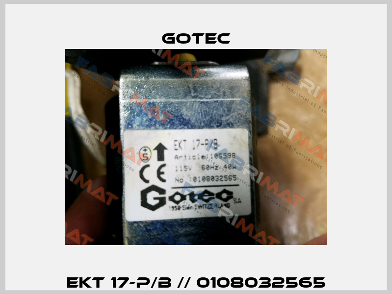 EKT 17-P/B // 0108032565 Gotec