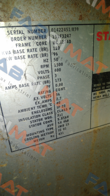 Cooling Propeller For 151F3247  Stamford