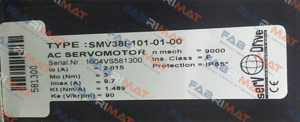 SMV38I-101-01-00 Servotecnica