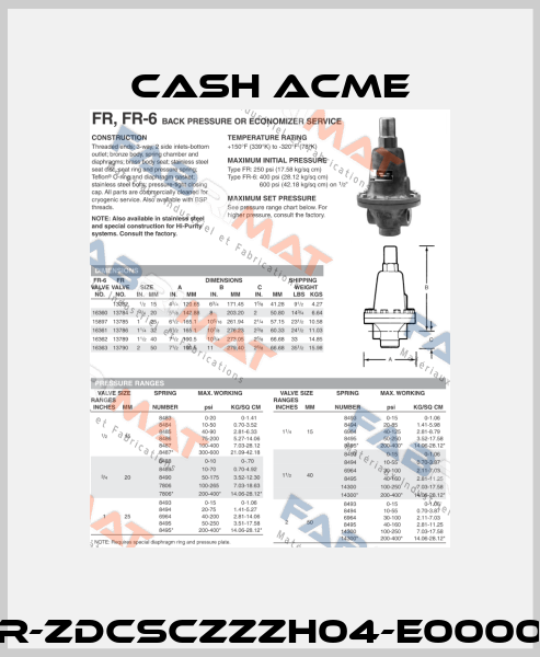 FR-ZDCSCZZZH04-E0000*  Cash Acme