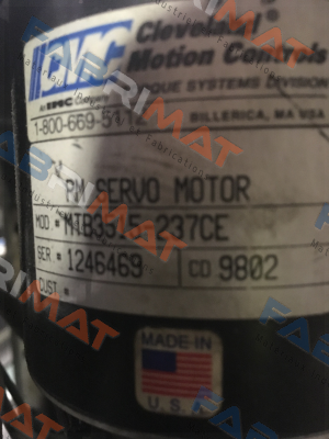 MTB3515-237CE  Cmc Cleveland Motion Controls