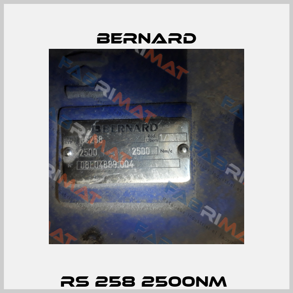 RS 258 2500Nm  Bernard