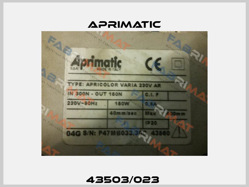 43503/023  Aprimatic