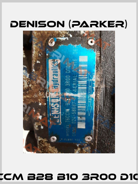 T6CCM B28 B10 3R00 D100    Denison (Parker)