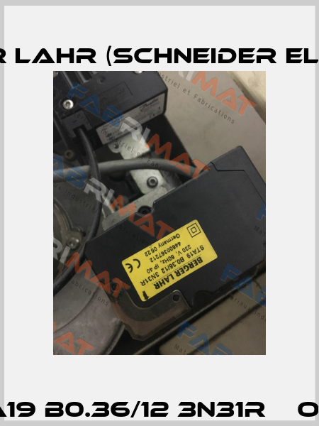 STA19 B0.36/12 3N31R    OEM  Berger Lahr (Schneider Electric)