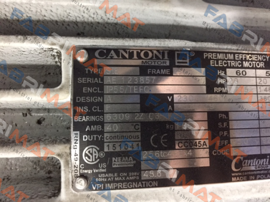 SIE256TC4  Cantoni