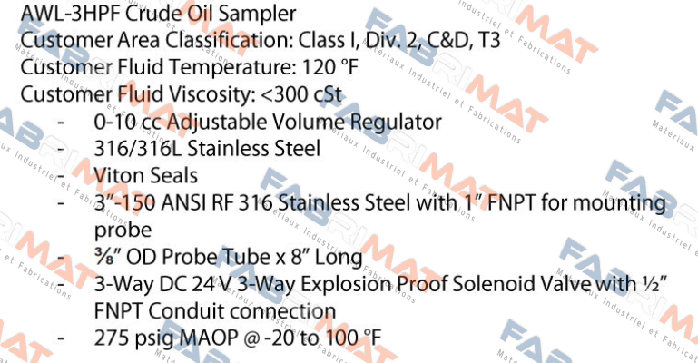 AWL-3HPF  Welker