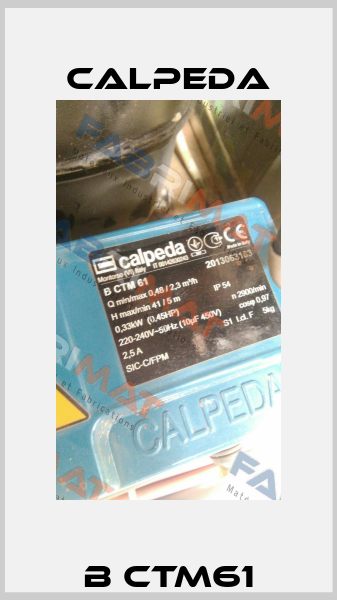 B CTM61 Calpeda