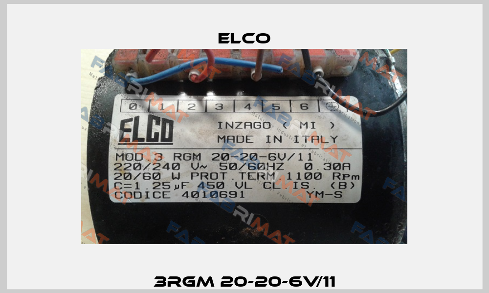 3RGM 20-20-6V/11 Elco