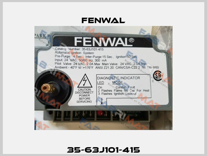 35-63J101-415 FENWAL