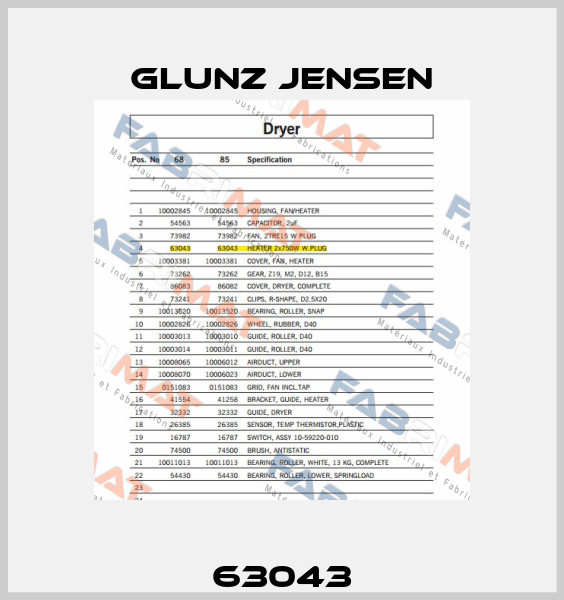 63043 Glunz Jensen