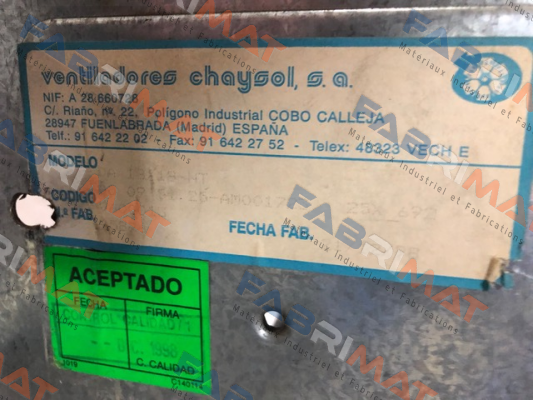 7600013 Chaysol