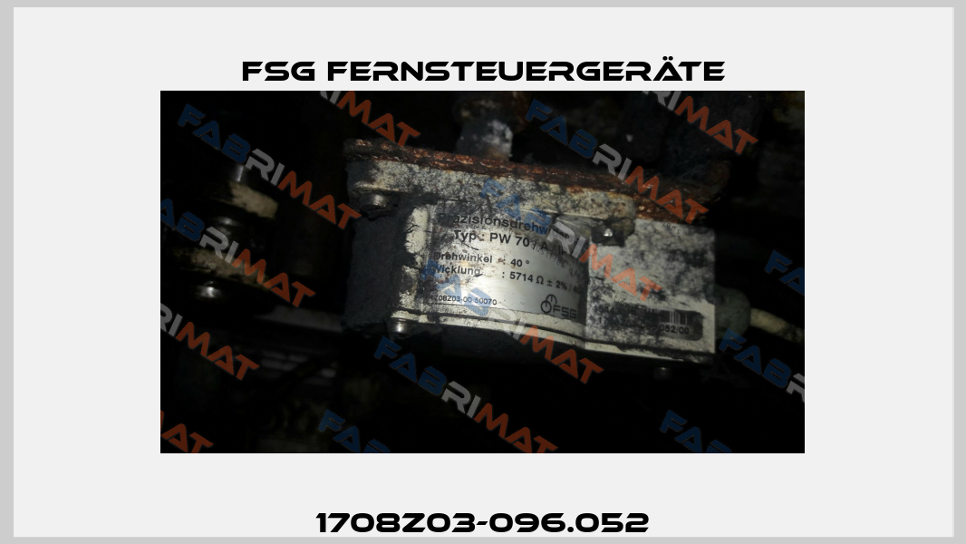 1708Z03-096.052 FSG Fernsteuergeräte