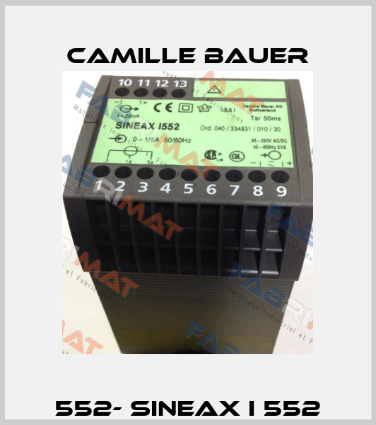552- Sineax I 552 Camille Bauer