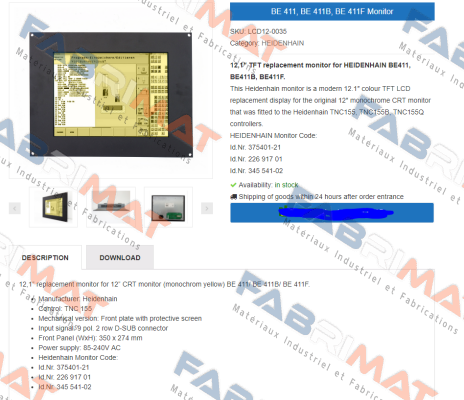 LCD12-0035 - obsolete, replaced by - LCD12-0035c  TSUBIS