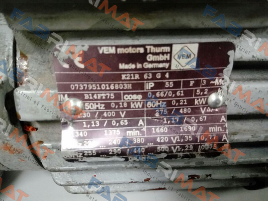 DM-4-B14K-0,18-63-A-Z0  AC Motoren