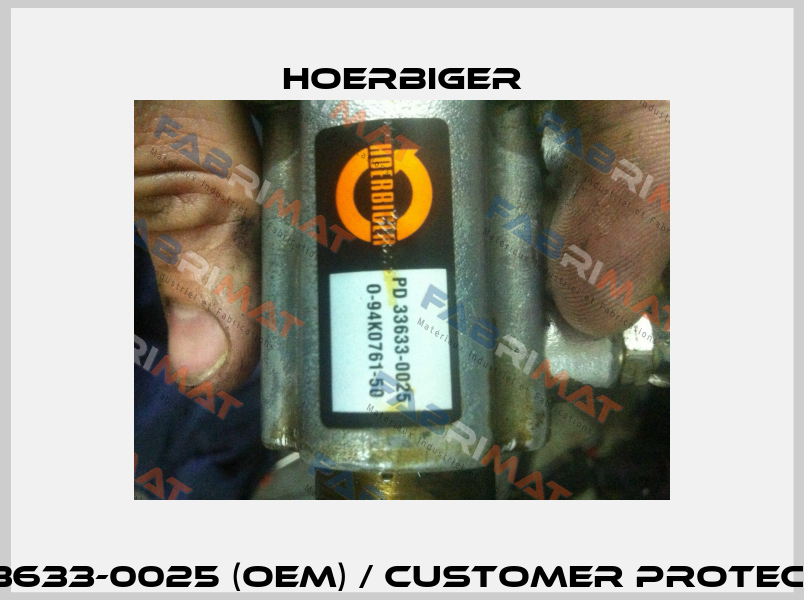 PD 33633-0025 (OEM) / customer protection  Hoerbiger