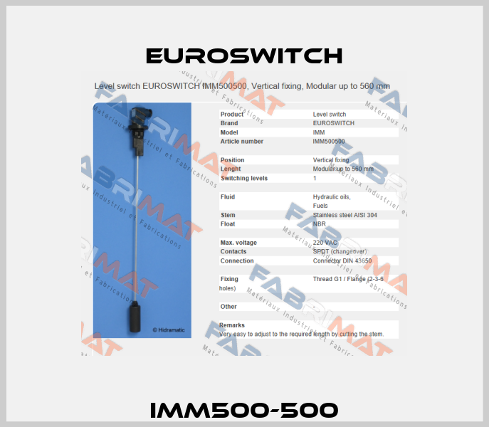 IMM500-500 Euroswitch