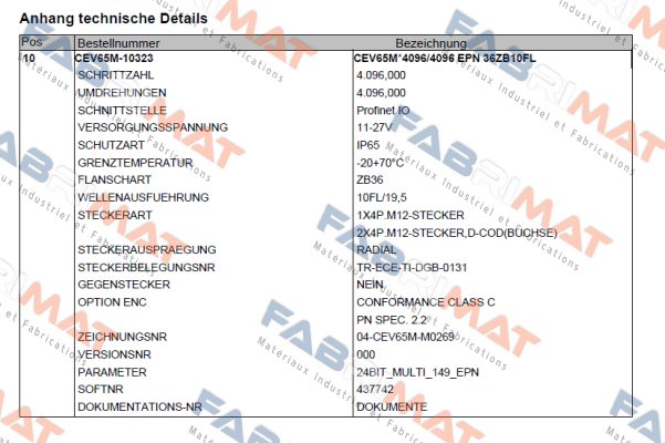 CEV65M-10323 TR Electronic