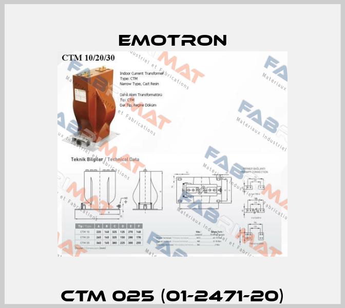 CTM 025 (01-2471-20) Emotron