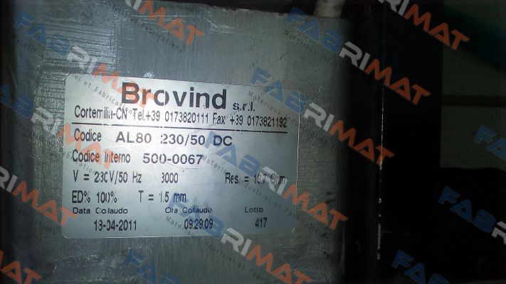 10AL80-220-50DC Brovind