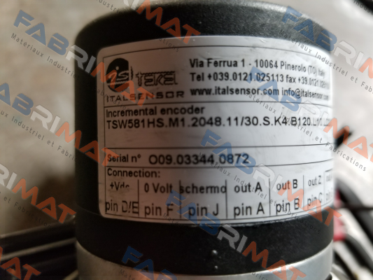 TSW581HS.M1.2048.11/30.S.K4.B120.L10.LD2-5 Italsensor / Tekel