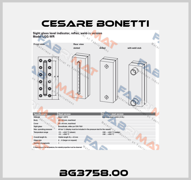 BG3758.00  Cesare Bonetti