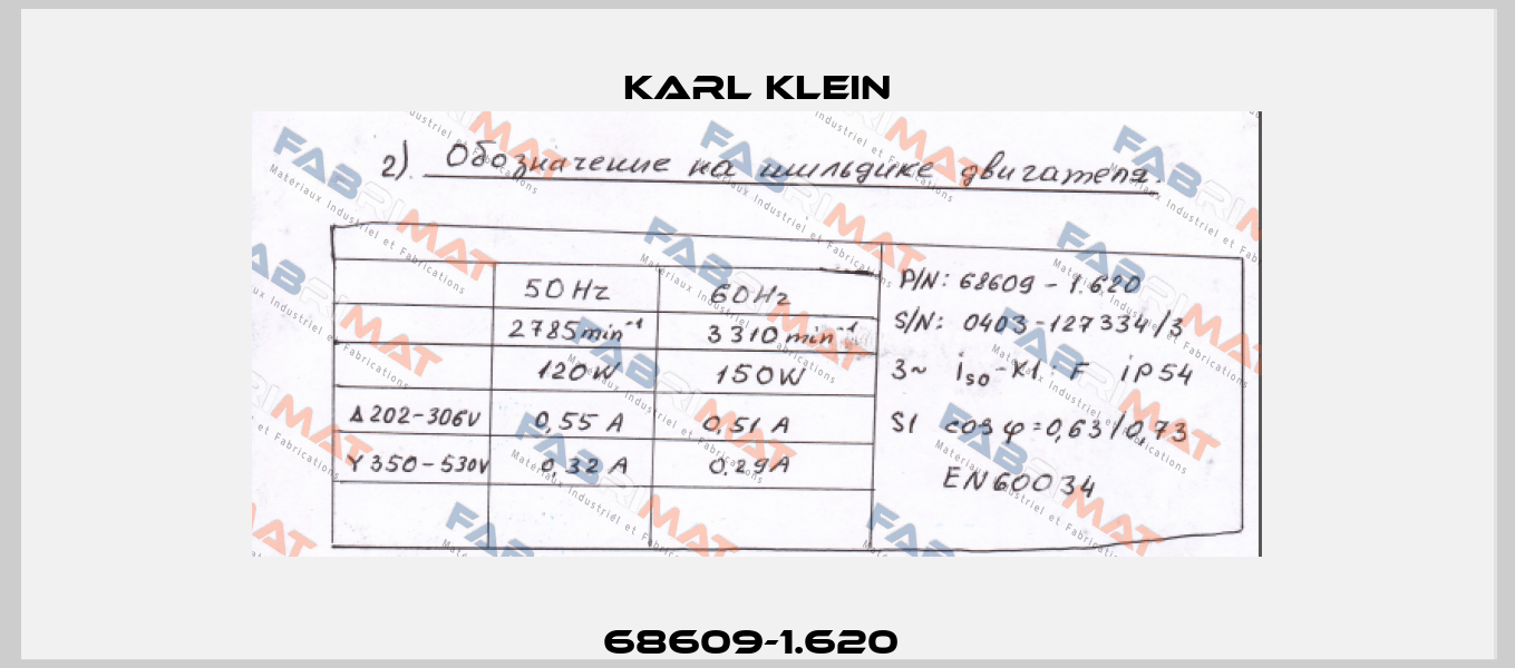 68609-1.620  Karl Klein