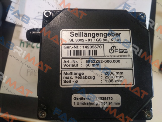 5932Z52-066.006 oem FSG Fernsteuergeräte