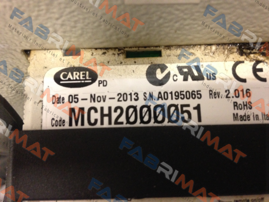 MCH2000050  Carel