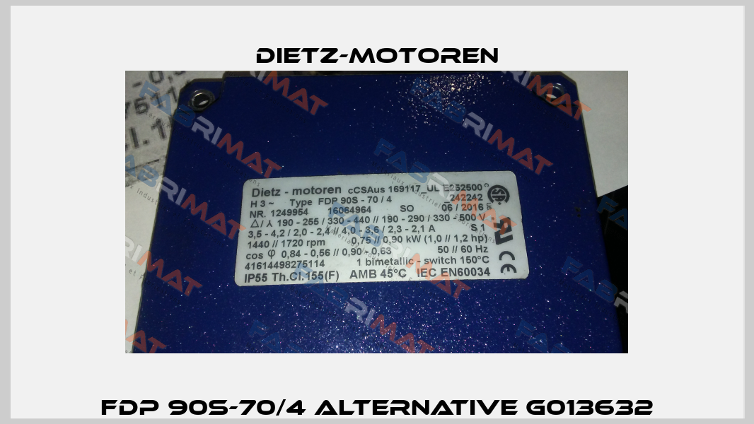 FDP 90S-70/4 alternative G013632 Dietz-Motoren