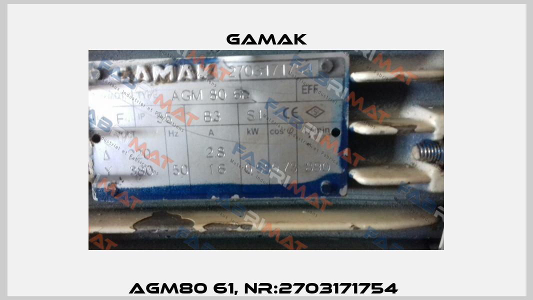AGM80 61, Nr:2703171754  Gamak