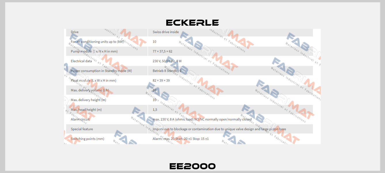  EE2000  Eckerle