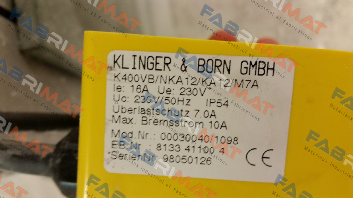 K400 (0003.0040) Klinger Born