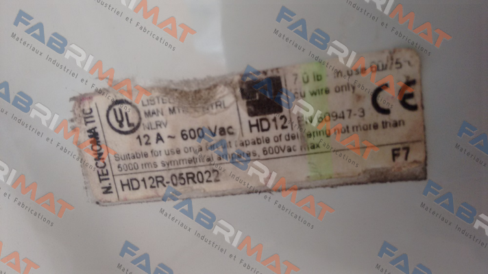 HD12R-05R022  Tecnomatic Italia