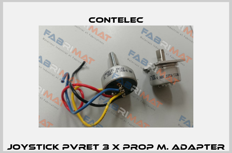 Joystick PVRET 3 x prop m. Adapter Contelec